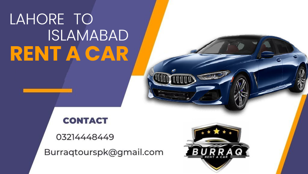 Lahore To Islamabad Rent A Car