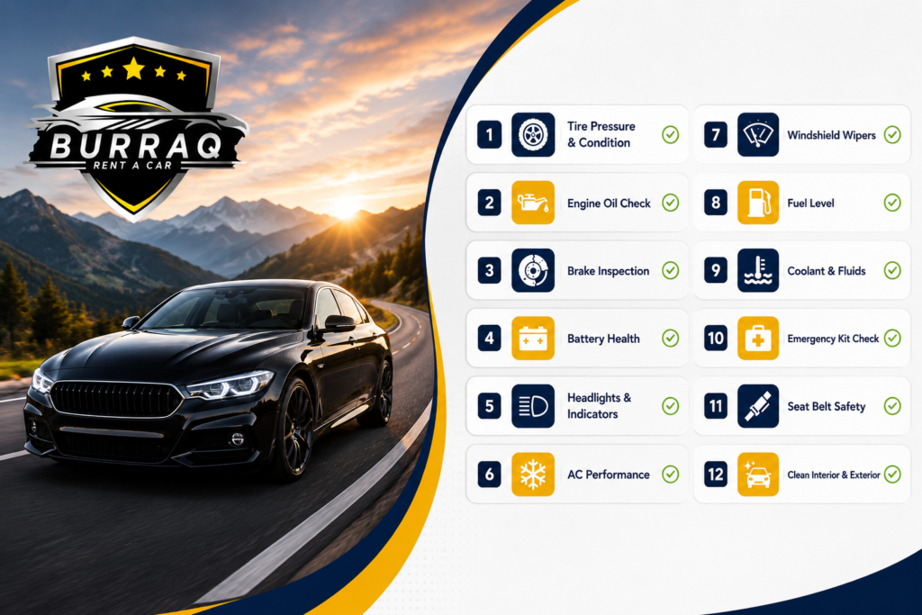 Rental car maintenance checklist