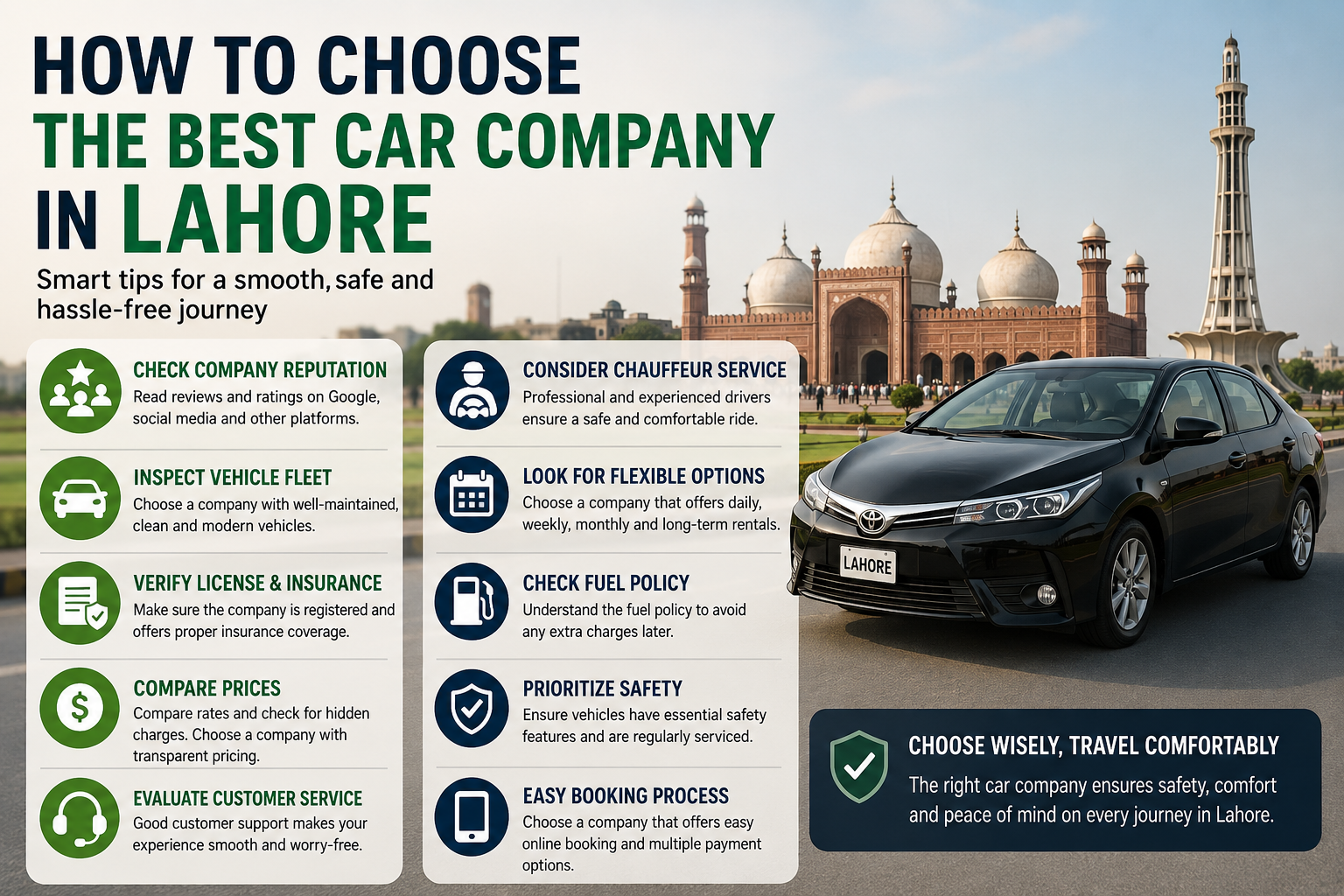 Rent a Car Company in lahore