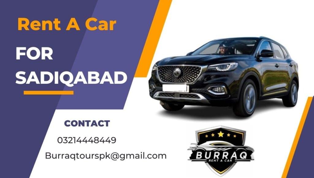 Rent a car Sadiqabad