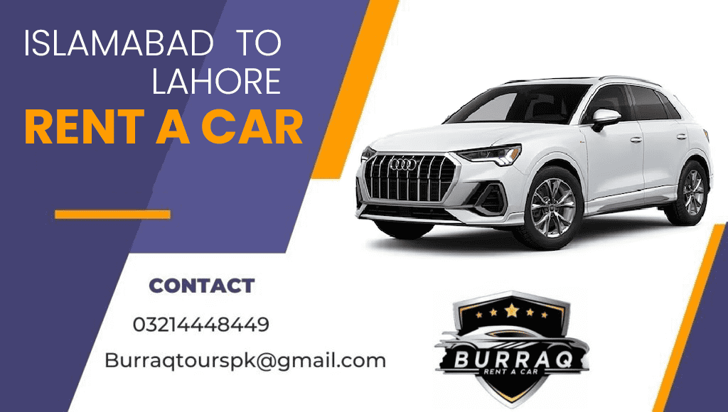 Islamabad To Lahore Rent A Car